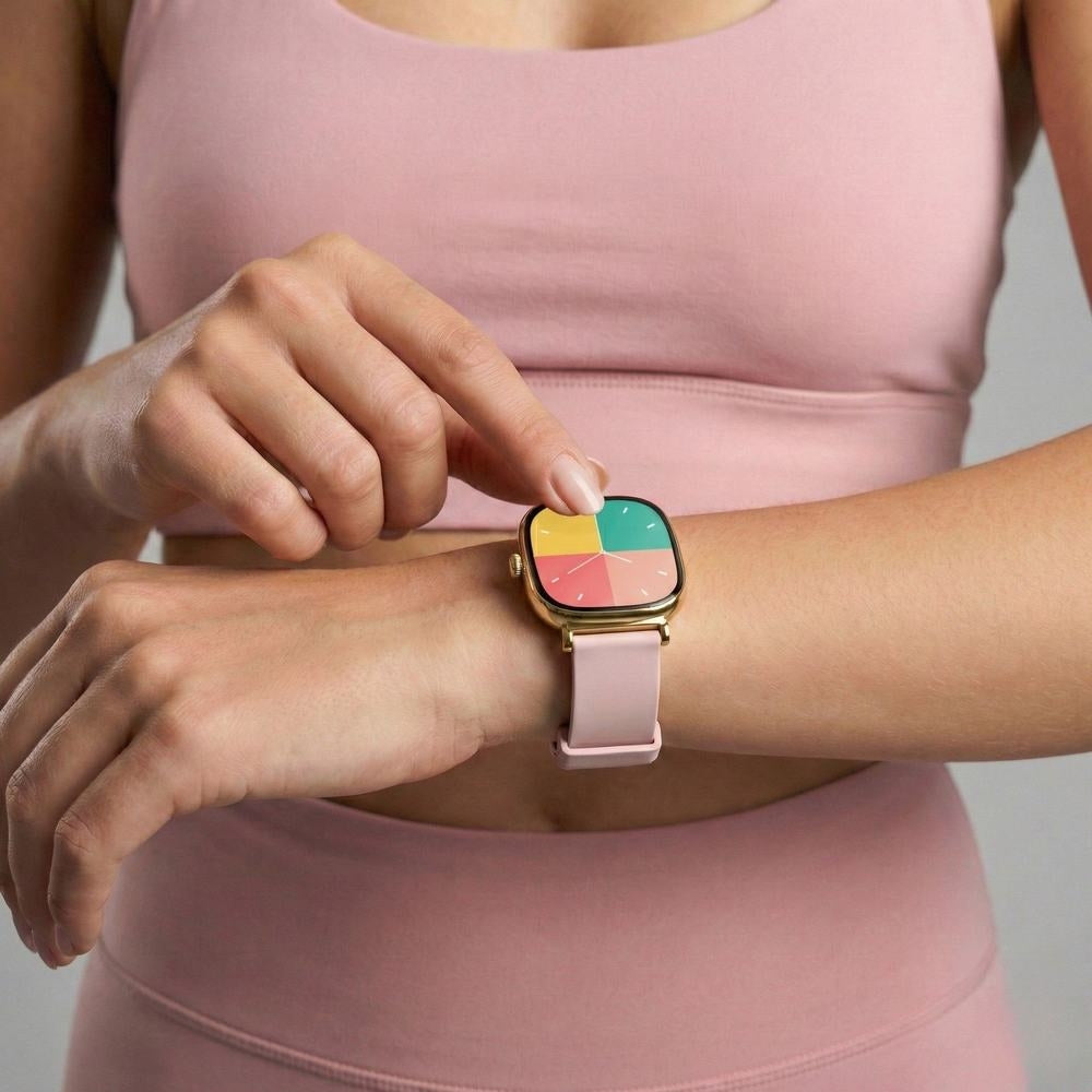 Smartwatch Gravity Złoty Bransoleta + Pasek GT32-1 – zdjęcie 3