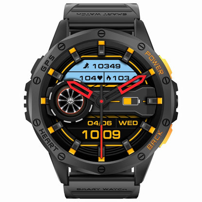 Smartwatch Męski GRAVITY GPS GT24-1 Czarny Pasek Silikonowy + Granatowy – zdjęcie 3