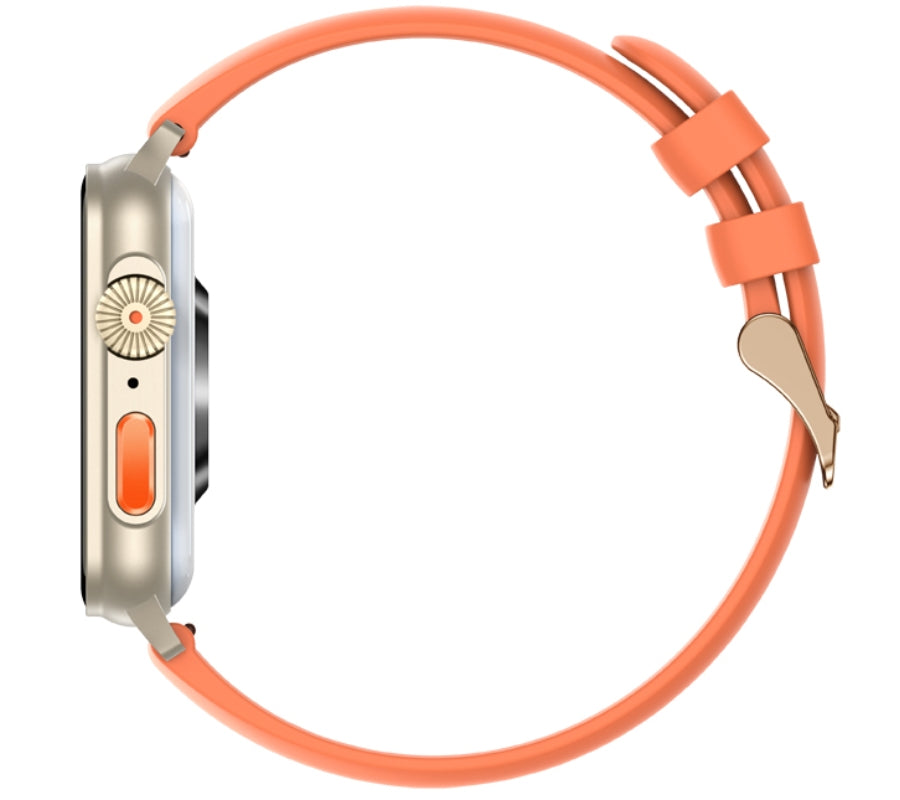 Smartwatch Damski RUBICON RNCF06 Tytan/Orange SMARUB221 – zdjęcie 3
