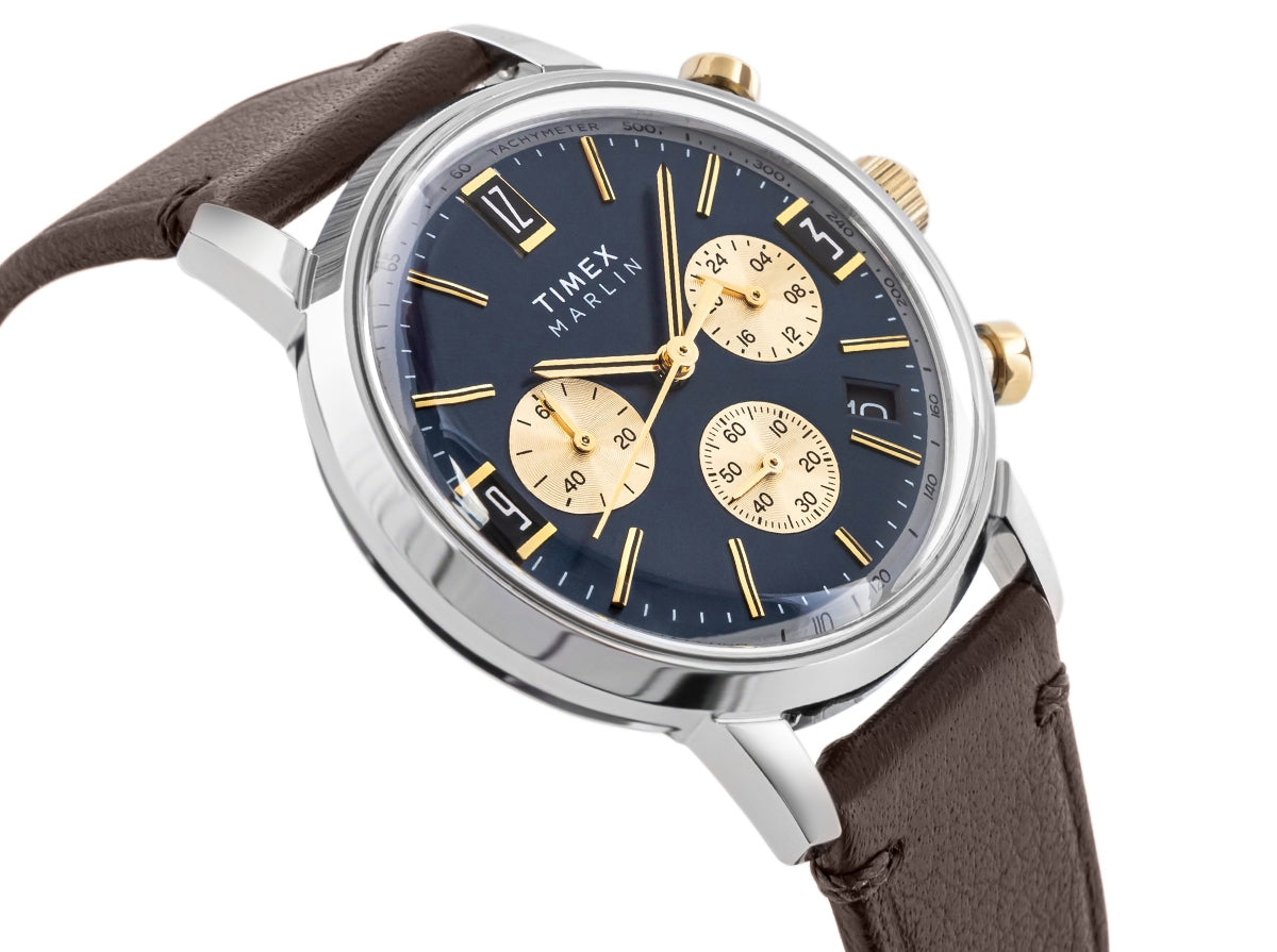 Zegarek Męski TIMEX Marlin® Chronograph Tachymeter TW2W60400 + BOX – zdjęcie 3