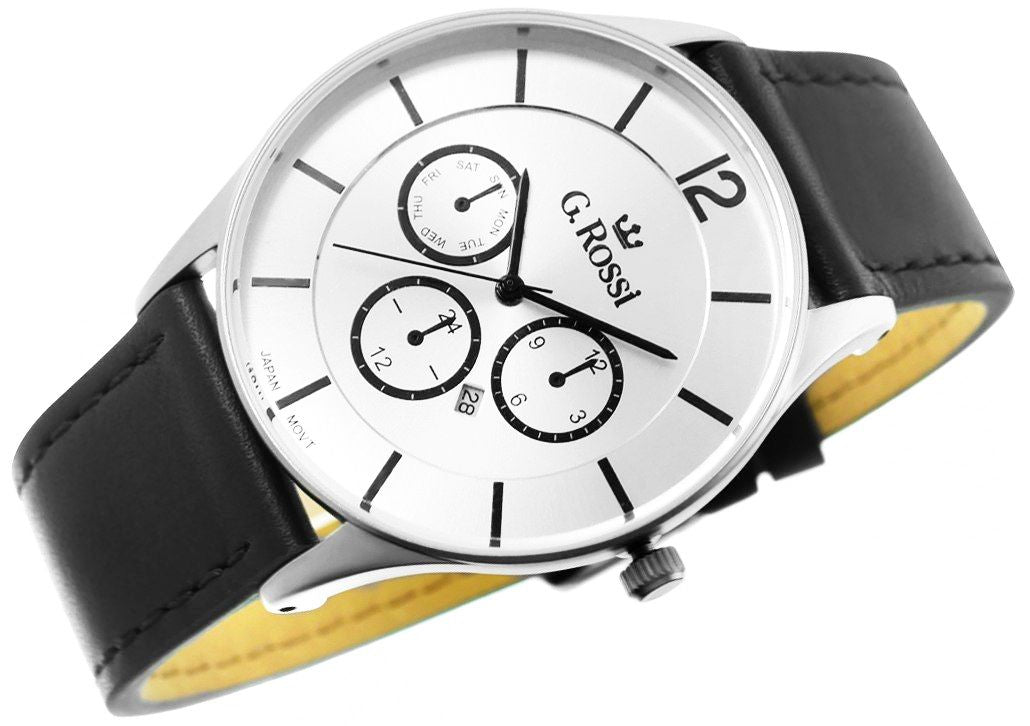 Zegarek Męski G.ROSSI 7028A-3A1 + BOX – zdjęcie 3