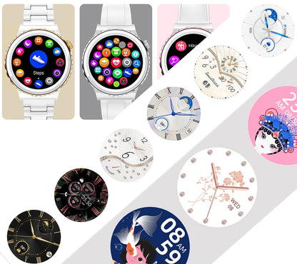 Smartwatch Damski Rubicon RNCE92 PRO White/2 x Pasek SMARUB171 – zdjęcie 3