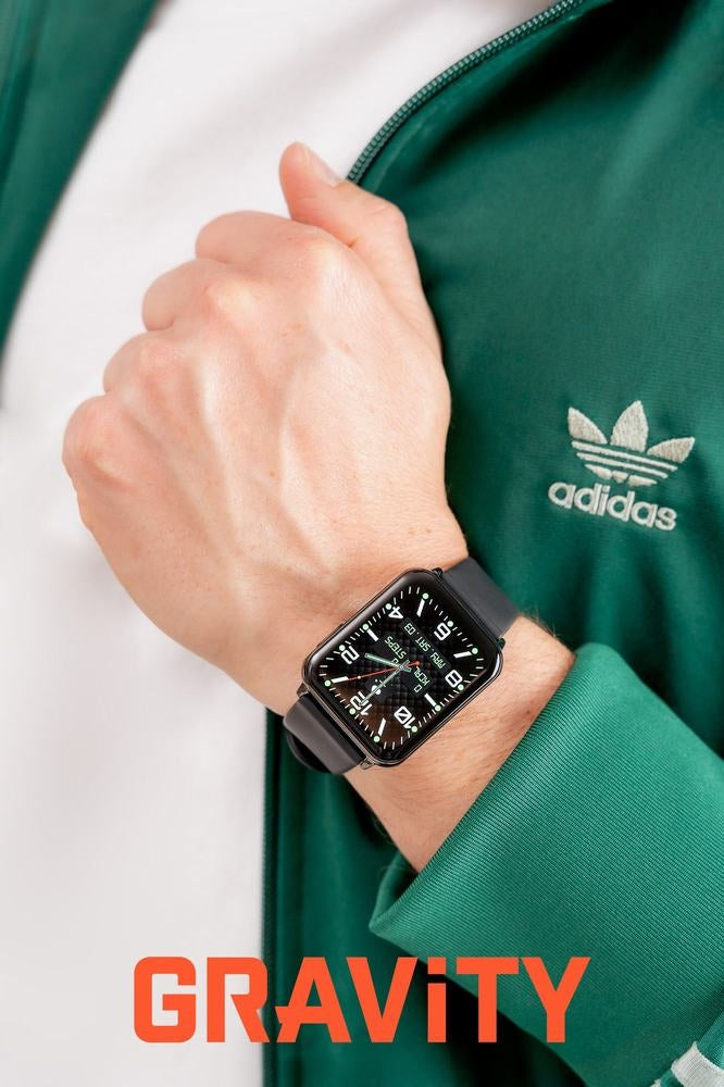 Smartwatch Gravity Czerwono Czarny 2 Paski GT17-10 – zdjęcie 3