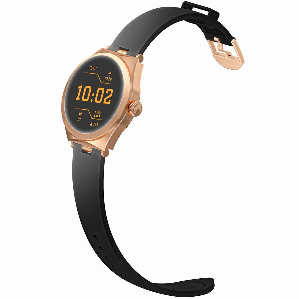 Smartwatch Gravity Różowe Złoto Czarny GT25-3 – zdjęcie 3
