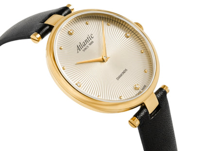 Zegarek Damski Atlantic Royal Diamonds 29044.45.37 + BOX – zdjęcie 3