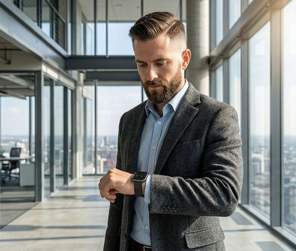Smartwatch Gravity Czarny Pasek + Bransoleta GT43-5 – zdjęcie 3