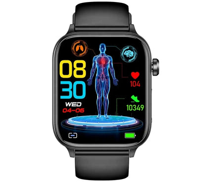 Smartwatch Męski Rubicon RNCF33 BLACK + Pasek Granatowy – zdjęcie 4