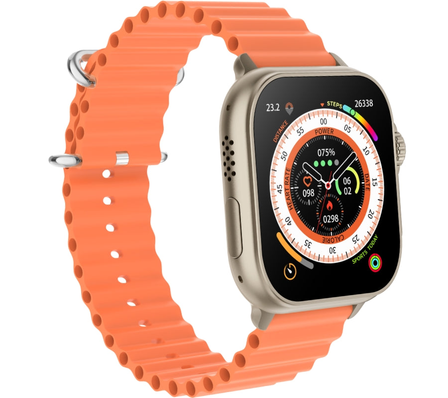 Smartwatch Męski RUBICON RNCF17 Tytan/Orange SMARUB269 – zdjęcie 3