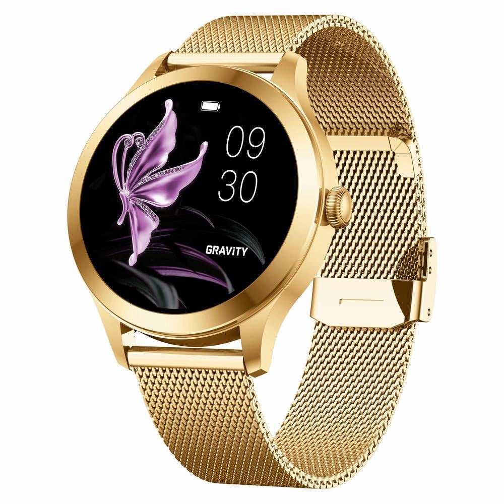 Smartwatch Gravity Różowo Złoty 2 Paski GT25-1 PRO – zdjęcie 3