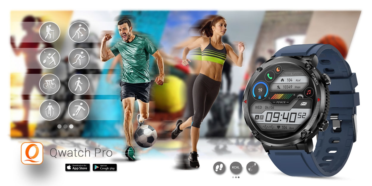 Smartwatch Gravity GT21-5 + Granatowy Pasek Silikonowy – zdjęcie 16