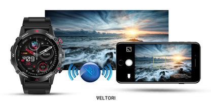 Smartwatch VELTORI VT110-1 Czarny Pasek Silikonowy – zdjęcie 14