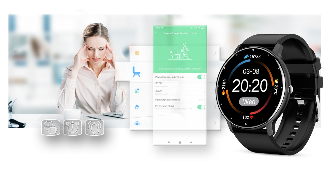 Smartwatch Damski Gravity GT1-3 – zdjęcie 14