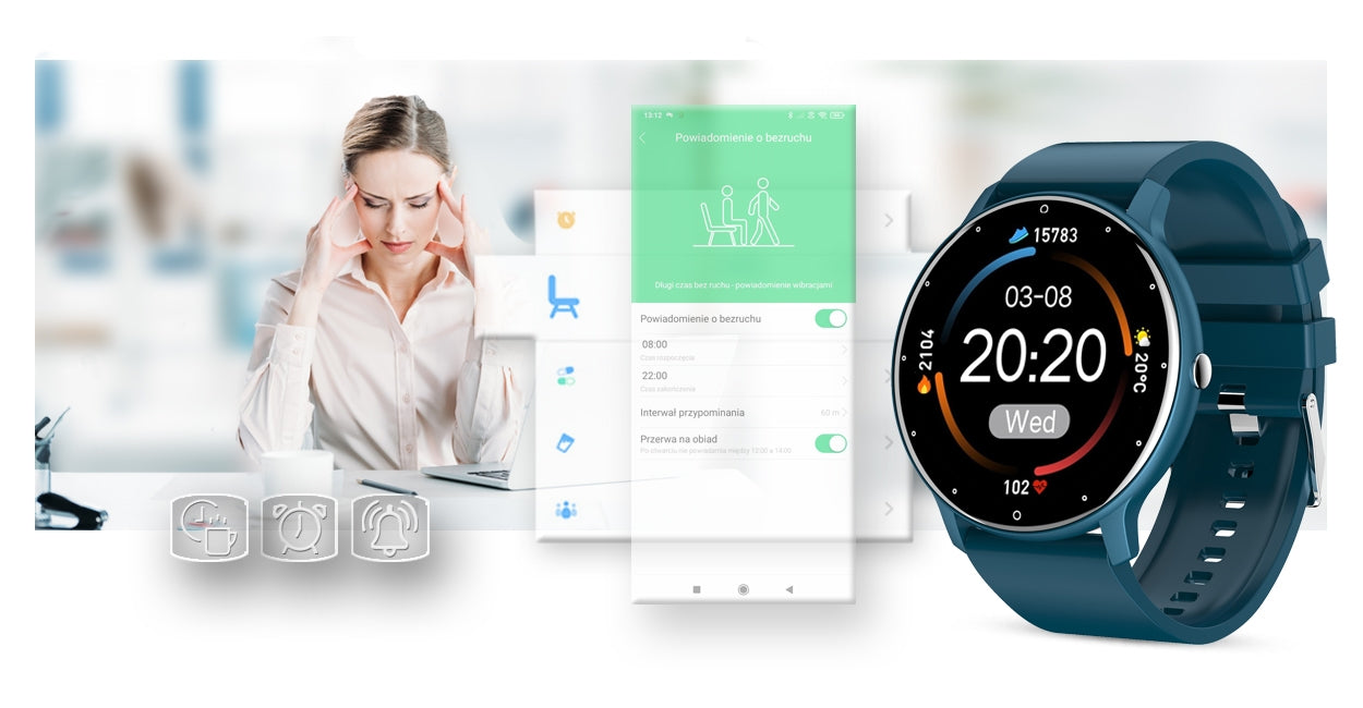 Smartwatch Damski Gravity GT1-5 – zdjęcie 14