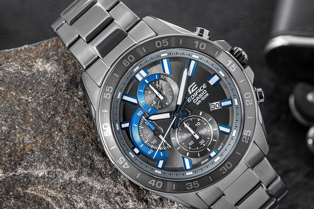 Zegarek Męski CASIO EDIFICE EFV-550GY-8AVUEF + BOX – zdjęcie 4