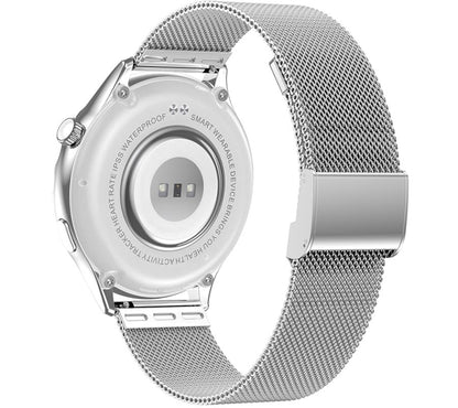 Smartwatch Damski Rubicon RNCF02-1 Srebrno-Srebrny + Czarny Silikonowy – zdjęcie 6