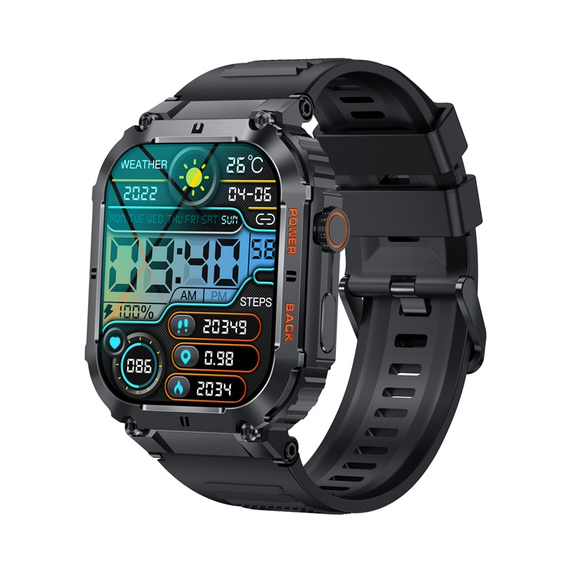 Smartwatch VELTORI VT200-1 Czarny Pasek Silikonowy – zdjęcie 4
