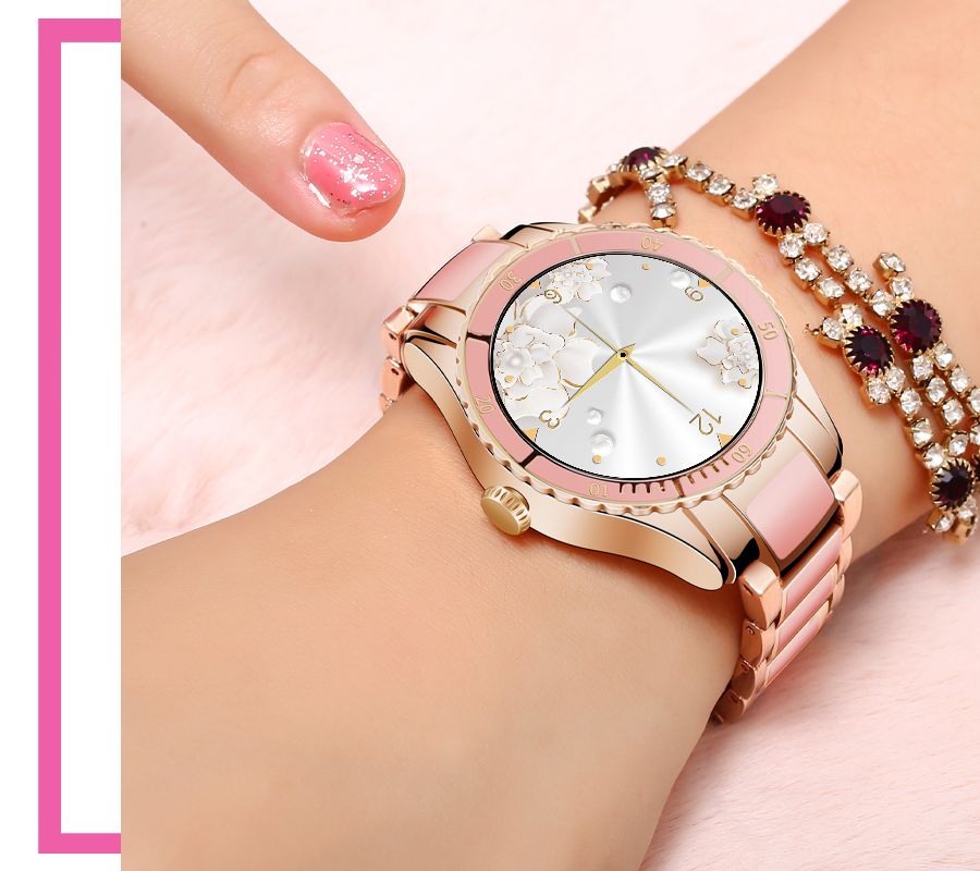 Smartwatch Damski Rubicon RNCE82 Różowy – zdjęcie 6