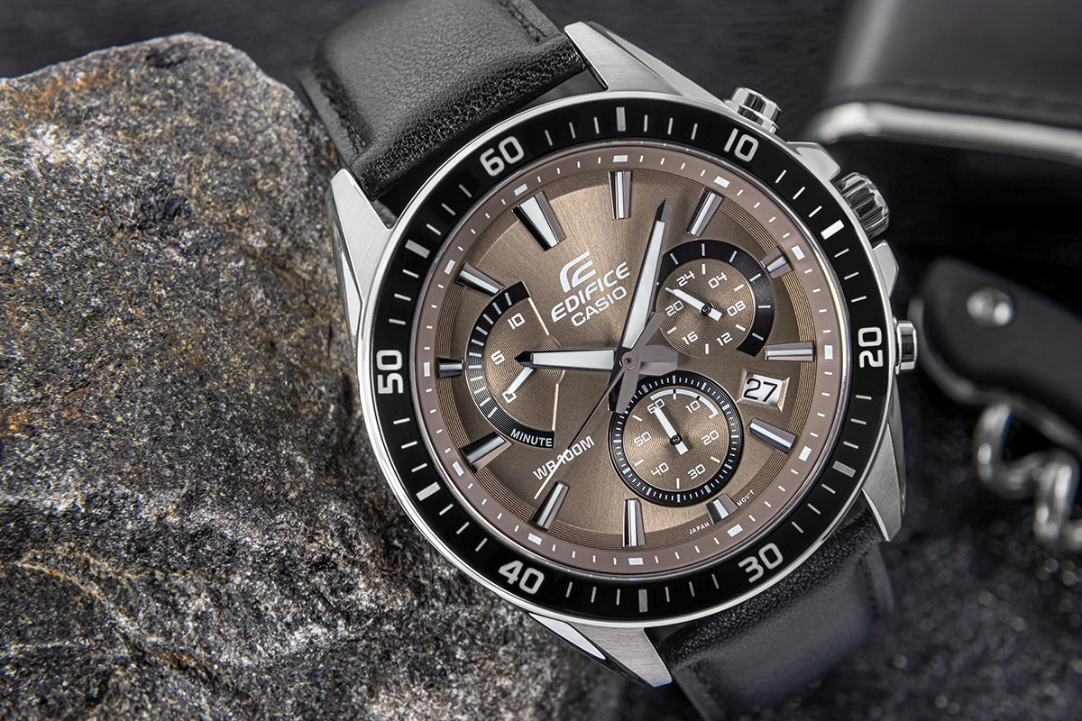 Zegarek Męski CASIO EDIFICE EFR-552L-5AVUEF + BOX – zdjęcie 4