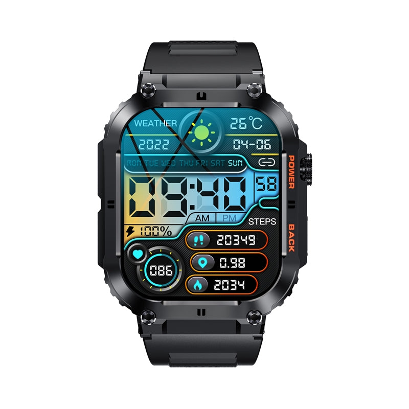 Smartwatch VELTORI VT200-1 Czarny Pasek Silikonowy – zdjęcie 5