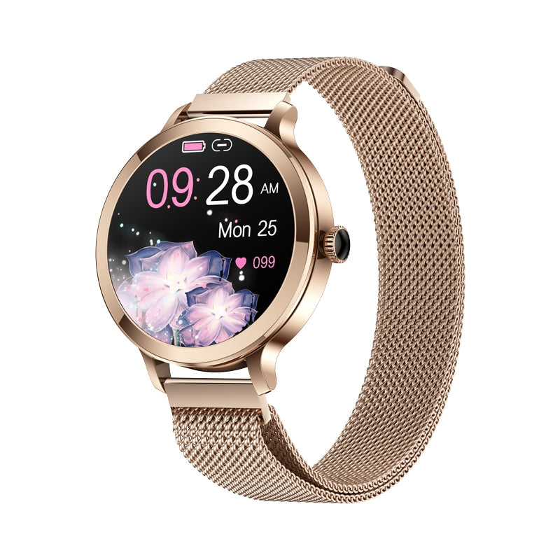 Smartwatch Damski VELTORI VT340-1 Złota Bransoleta + Różowy Pasek – zdjęcie 6