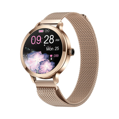 Smartwatch Damski VELTORI VT340-1 Złota Bransoleta + Różowy Pasek – zdjęcie 6