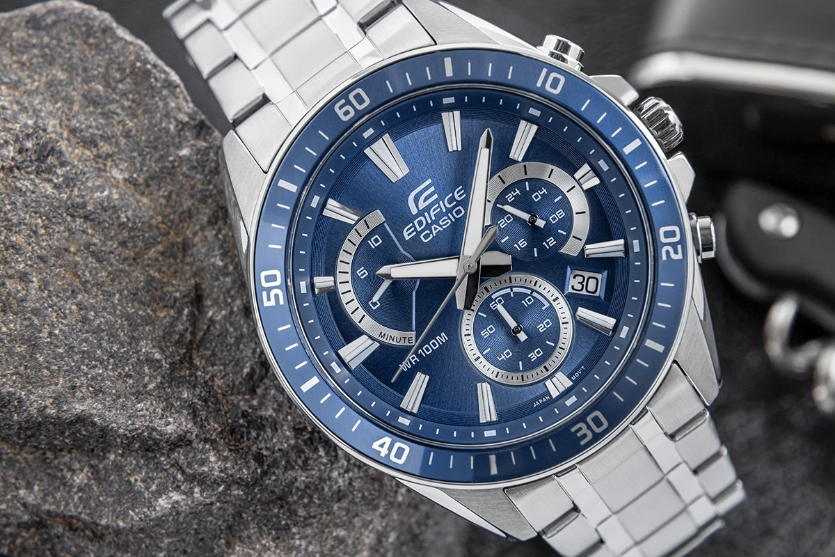 Zegarek Męski CASIO EDIFICE EFR-552D-2AVUEF + BOX – zdjęcie 4