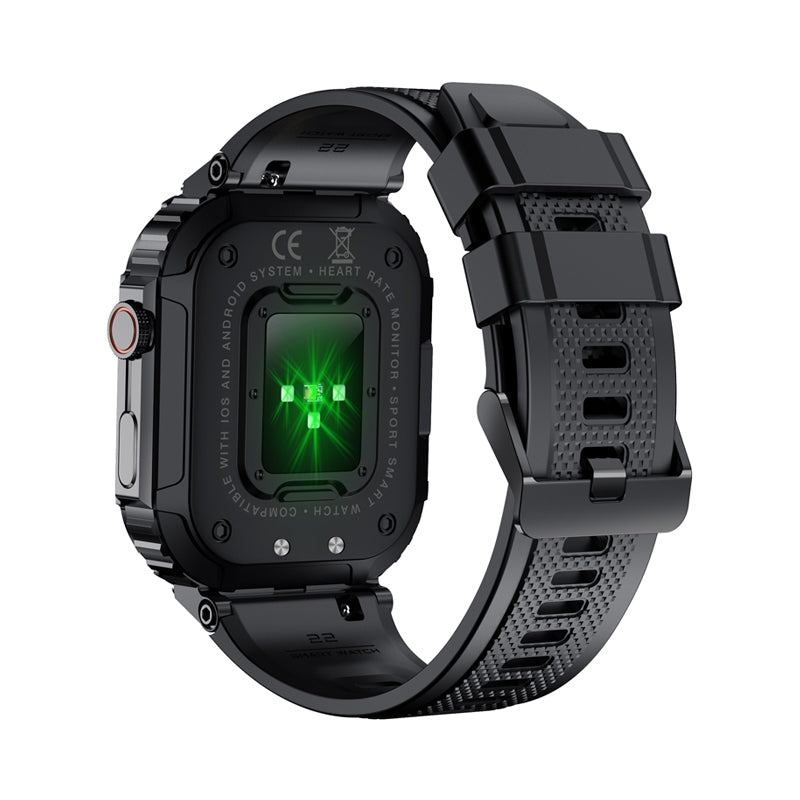 Smartwatch VELTORI VT200-1 Czarny Pasek Silikonowy – zdjęcie 6