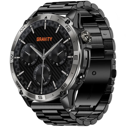 Smartwatch Gravity Czarny Pasek + Bransoleta GT46-4 – zdjęcie 4