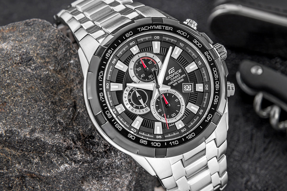 Zegarek Męski CASIO EDIFICE EF-539D-1AVEF + BOX – zdjęcie 4