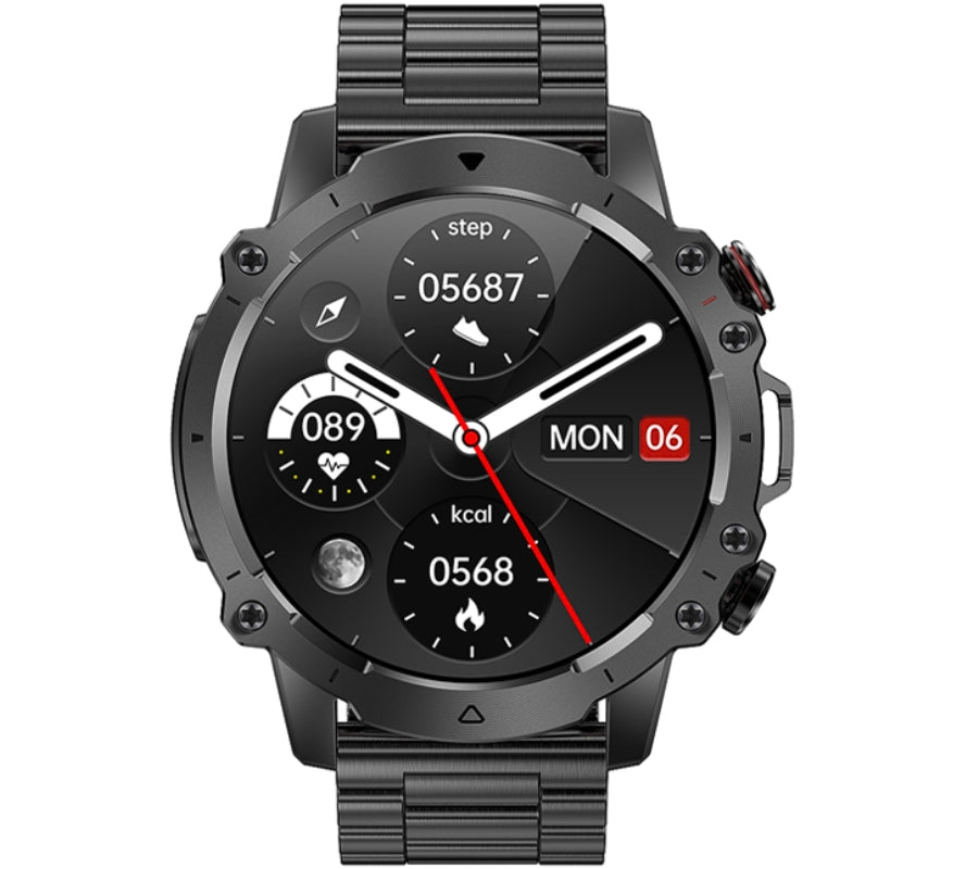 Smartwatch Męski Rubicon RNCF18-1 BLACK Bransoleta + Pasek – zdjęcie 4