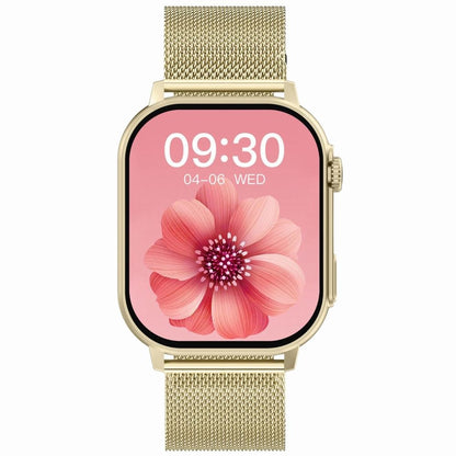 Smartwatch Damski GRAVITY GT15-10 Biały Pasek Silikonowy + Złota Bransoleta – zdjęcie 4