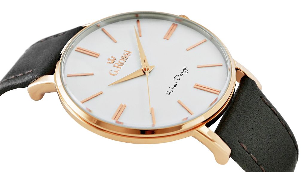 Zegarek Męski G.ROSSI 10401A2-3B4 + BOX – zdjęcie 4