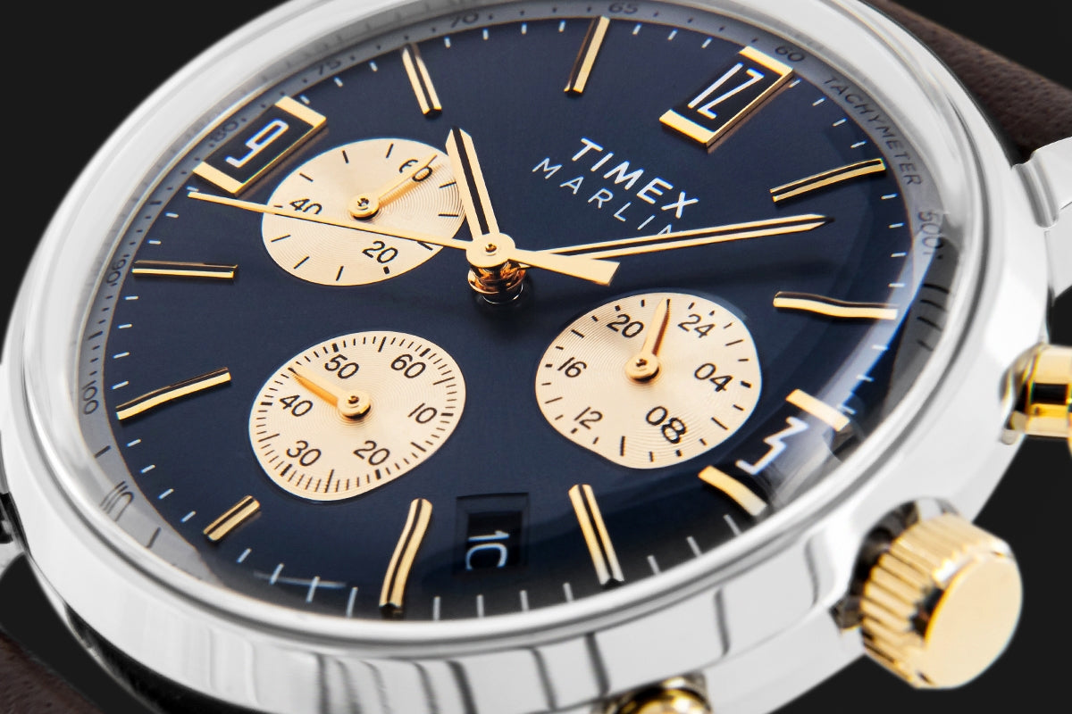 Zegarek Męski TIMEX Marlin® Chronograph Tachymeter TW2W60400 + BOX – zdjęcie 4