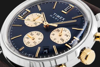 Zegarek Męski TIMEX Marlin® Chronograph Tachymeter TW2W60400 + BOX – zdjęcie 4