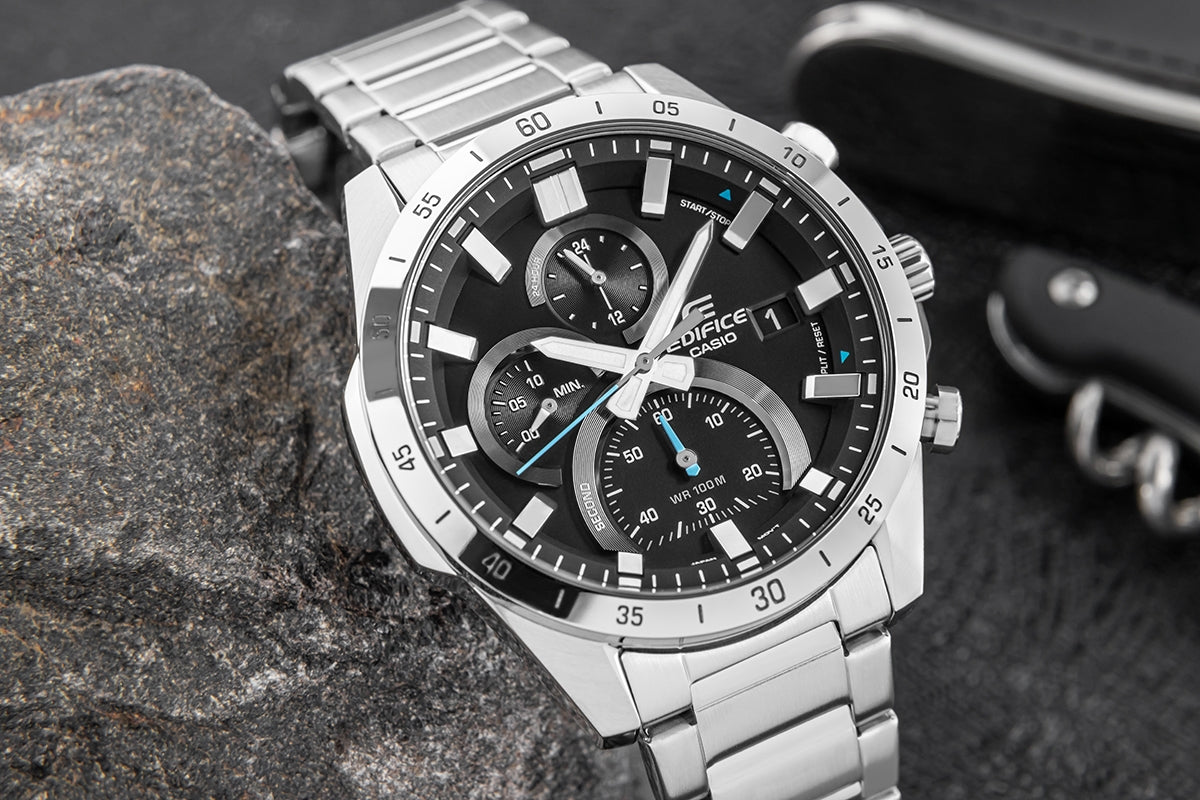 Zegarek Męski CASIO EDIFICE EFR-571D-1AVUEF 10 BAR + BOX – zdjęcie 4