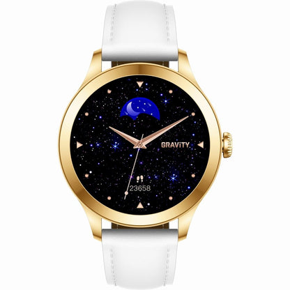Smartwatch Gravity Biało Złoty 2 Paski GT25-2 PRO – zdjęcie 4