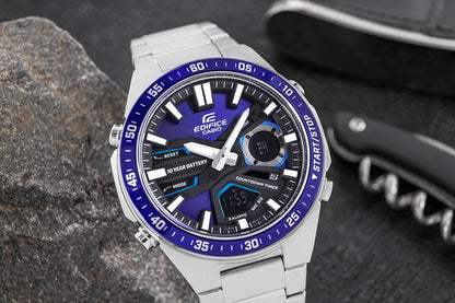 Zegarek Męski CASIO EDIFICE EFV-C110D-2AVEF + BOX – zdjęcie 4