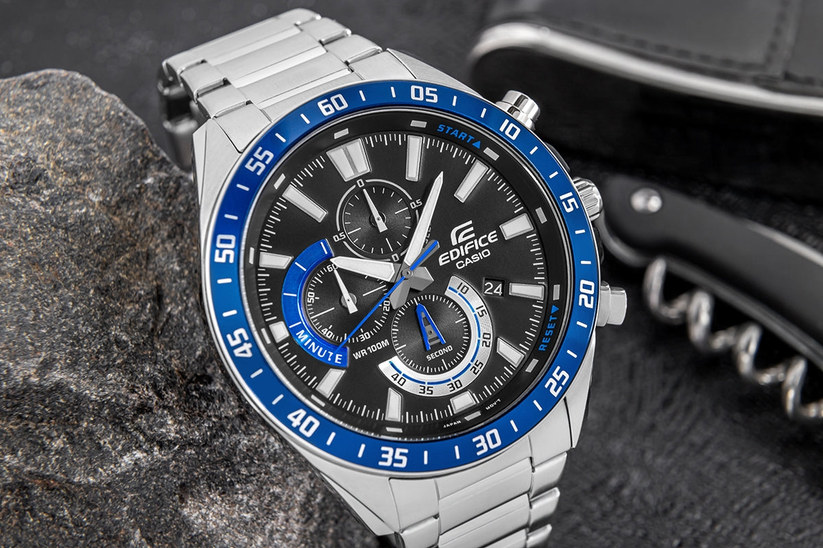 Zegarek Męski CASIO EDIFICE EFV-620D-1A2VUEF + BOX – zdjęcie 4