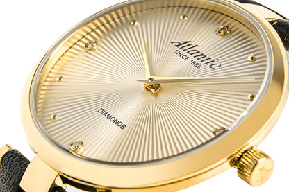 Zegarek Damski Atlantic Royal Diamonds 29044.45.37 + BOX – zdjęcie 4