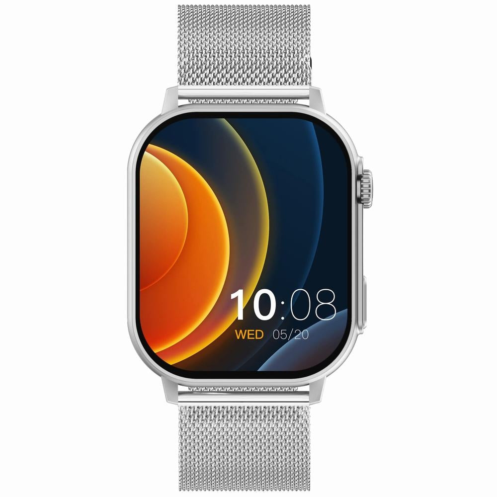 Smartwatch Gravity GT15-8 Szary Pasek Silikonowy + Srebrna Bransoleta – zdjęcie 4