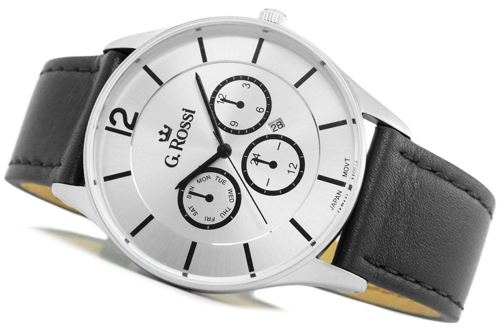 Zegarek Męski G.ROSSI 7028A-3A1 + BOX – zdjęcie 4