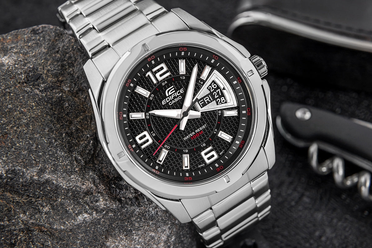 Zegarek Męski CASIO EDIFICE EF-129D-1AVEF + BOX – zdjęcie 4