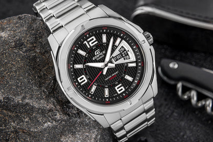 Zegarek Męski CASIO EDIFICE EF-129D-1AVEF + BOX – zdjęcie 4