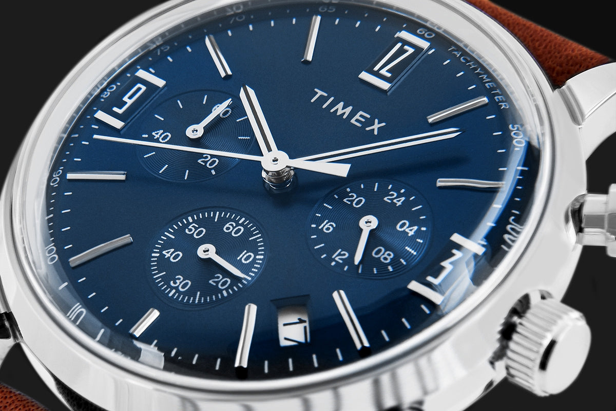 Zegarek Męski TIMEX Marlin® Chronograph Tachymeter TW2W10200 + BOX – zdjęcie 4