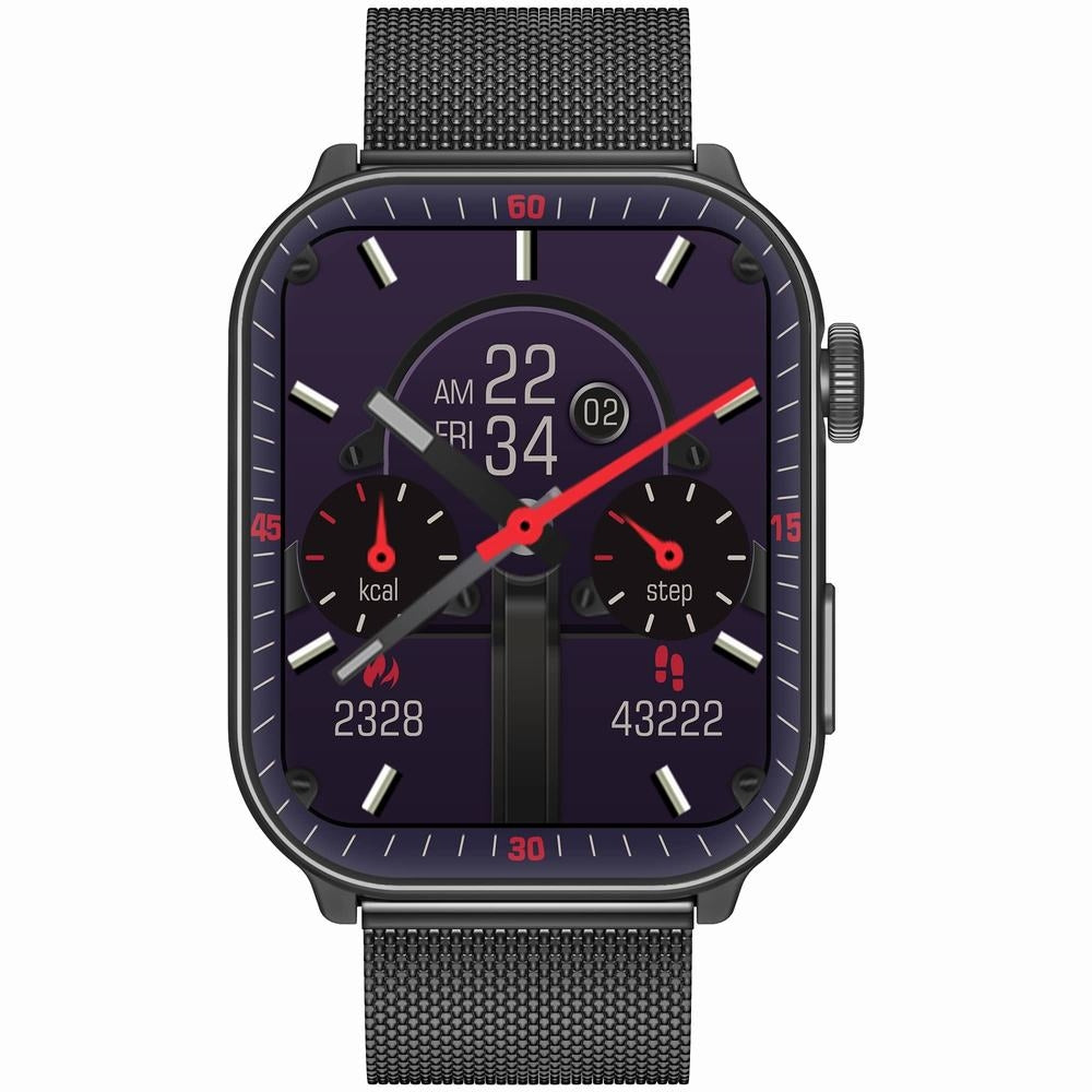 Smartwatch Męski GRAVITY GT28-2 Pasek + Bransoleta Pomarańczowo Czarny – zdjęcie 4