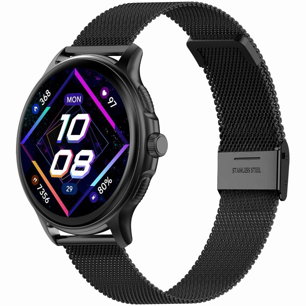 Smartwatch Damski GRAVITY GT12-1 Czarny Pasek Silikonowy + Czarna – zdjęcie 4