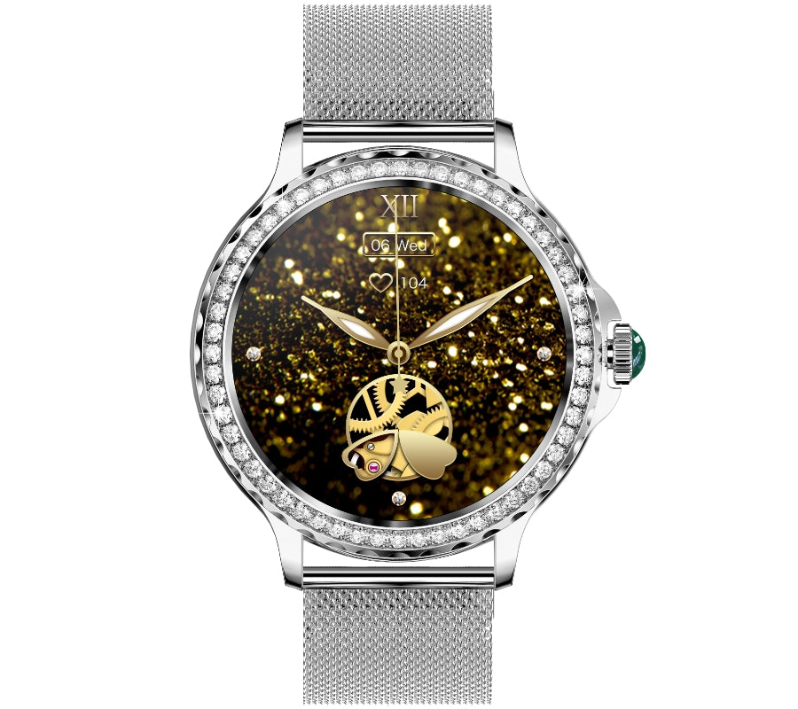 Smartwatch Damski Rubicon RNCF19-1 Silver  Bransoleta + Pasek – zdjęcie 4