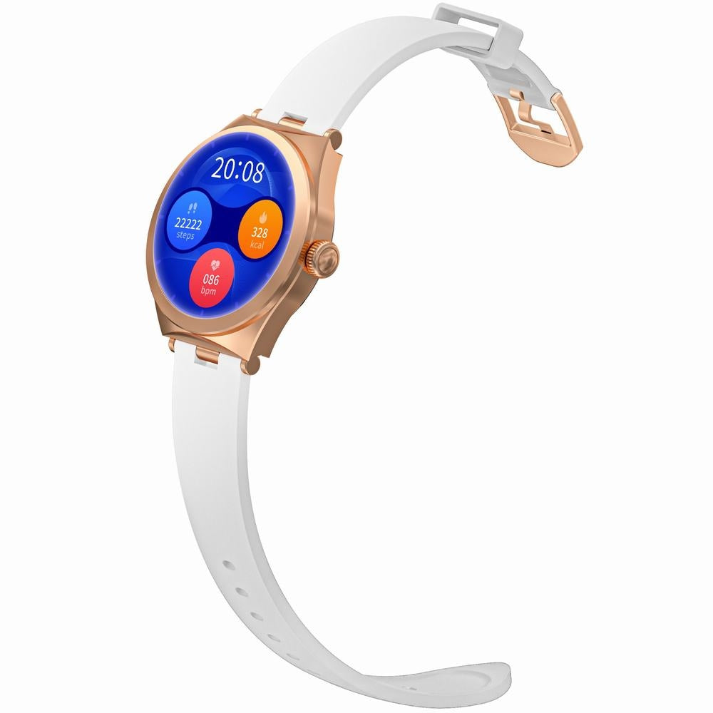 Smartwatch Gravity Różowe Złoto Biały GT25-4 – zdjęcie 4