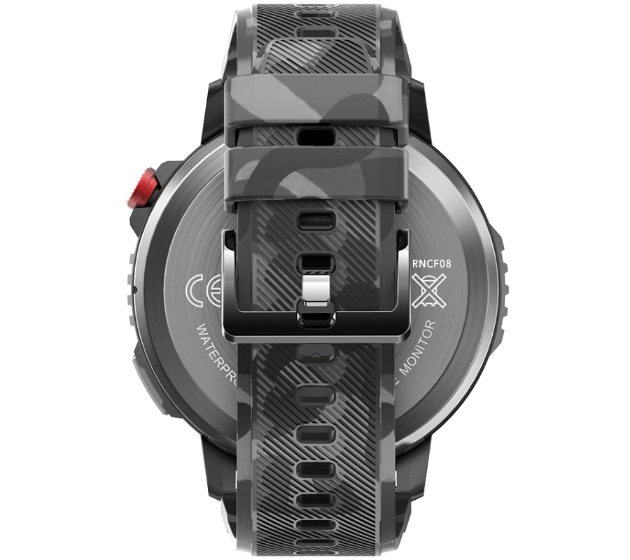 Smartwatch Męski RUBICON RNCF08 Black/Moro SMARUB232 – zdjęcie 4