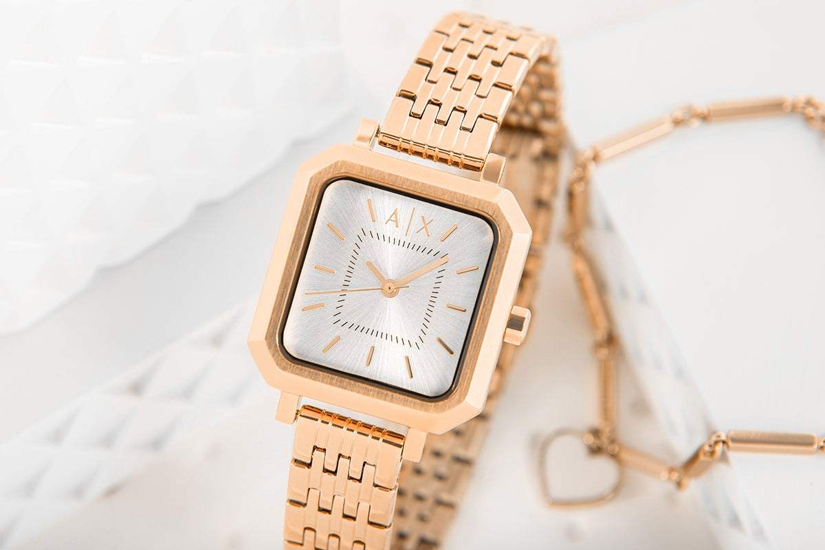 Zegarek Damski + Bransoletka ARMANI EXCHANGE AX7164SET + BOX – zdjęcie 4